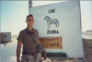 Young Johnnie waiting to go home.(1992 photo)
