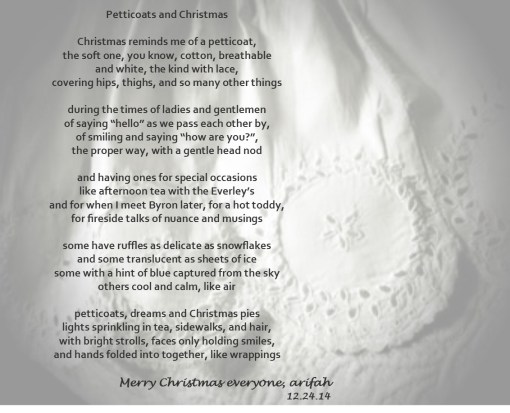 Petticoats and Christmas by arifah