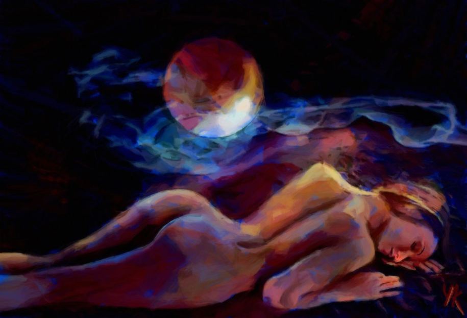 "A Scent Of Moon", 2015-2016, Yuriy Ku Drop