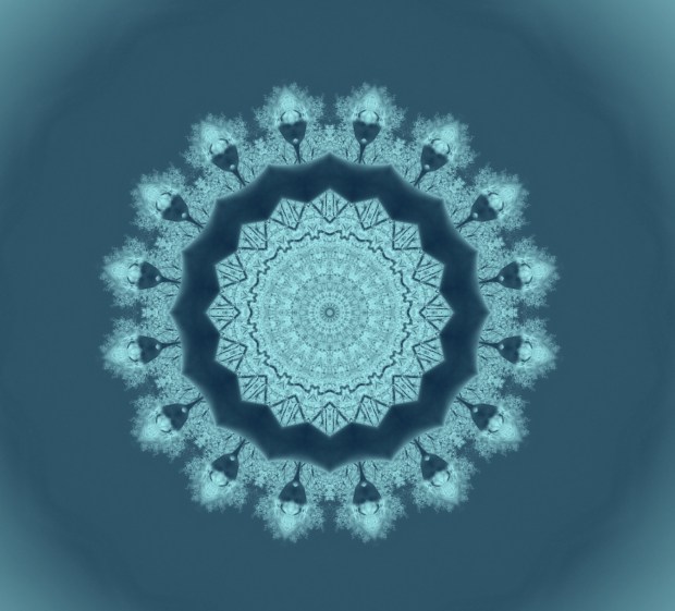 mandala of love (from one of our wedding photos)